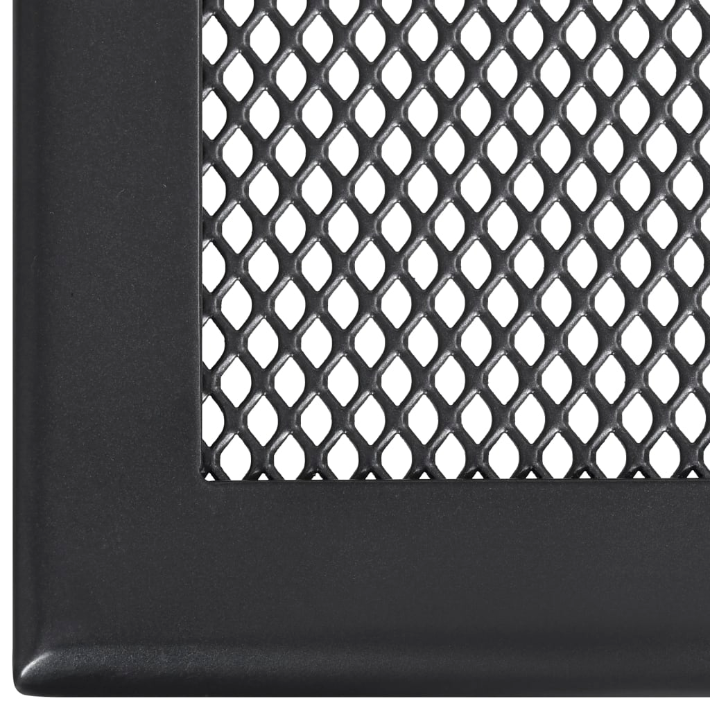 Folding Mesh Table 80x80x72 cm Steel Anthracite