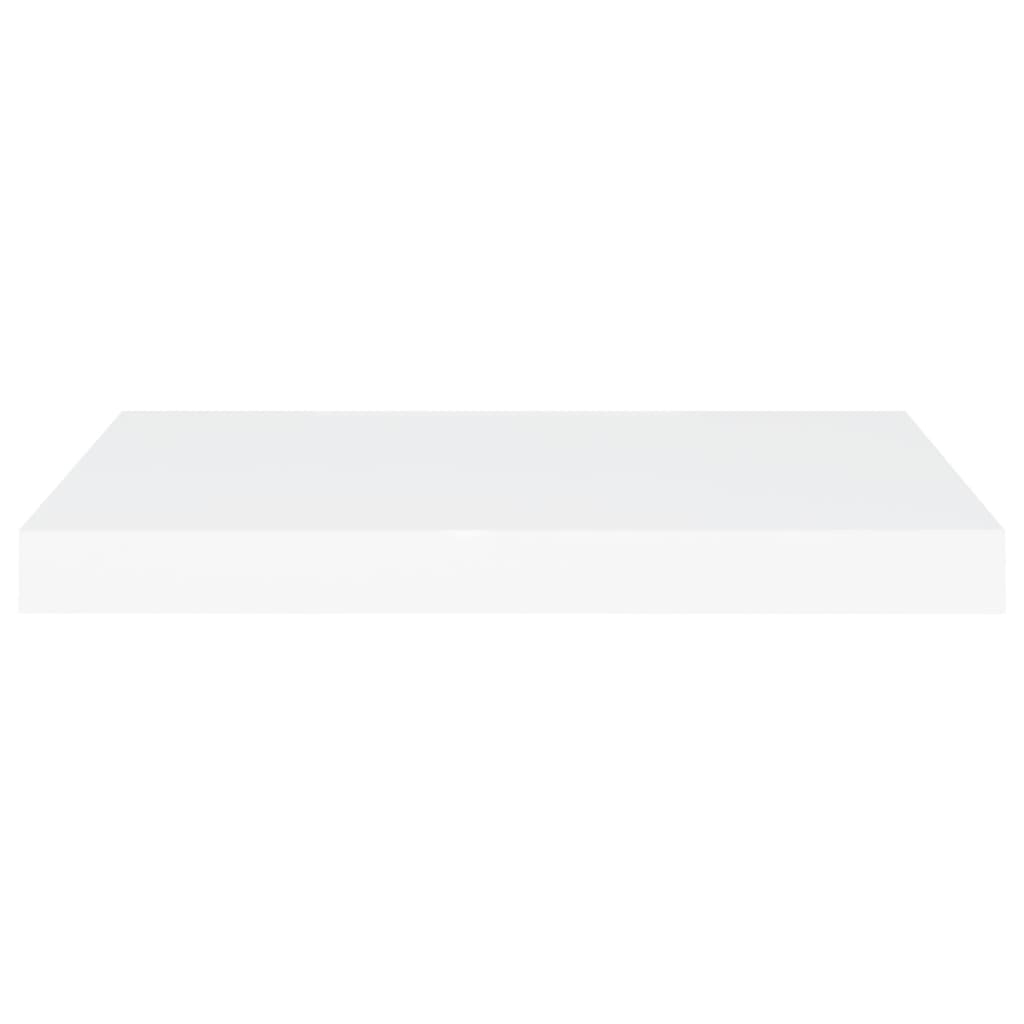 Floating Wall Shelf White 60x23.5x3.8 cm MDF