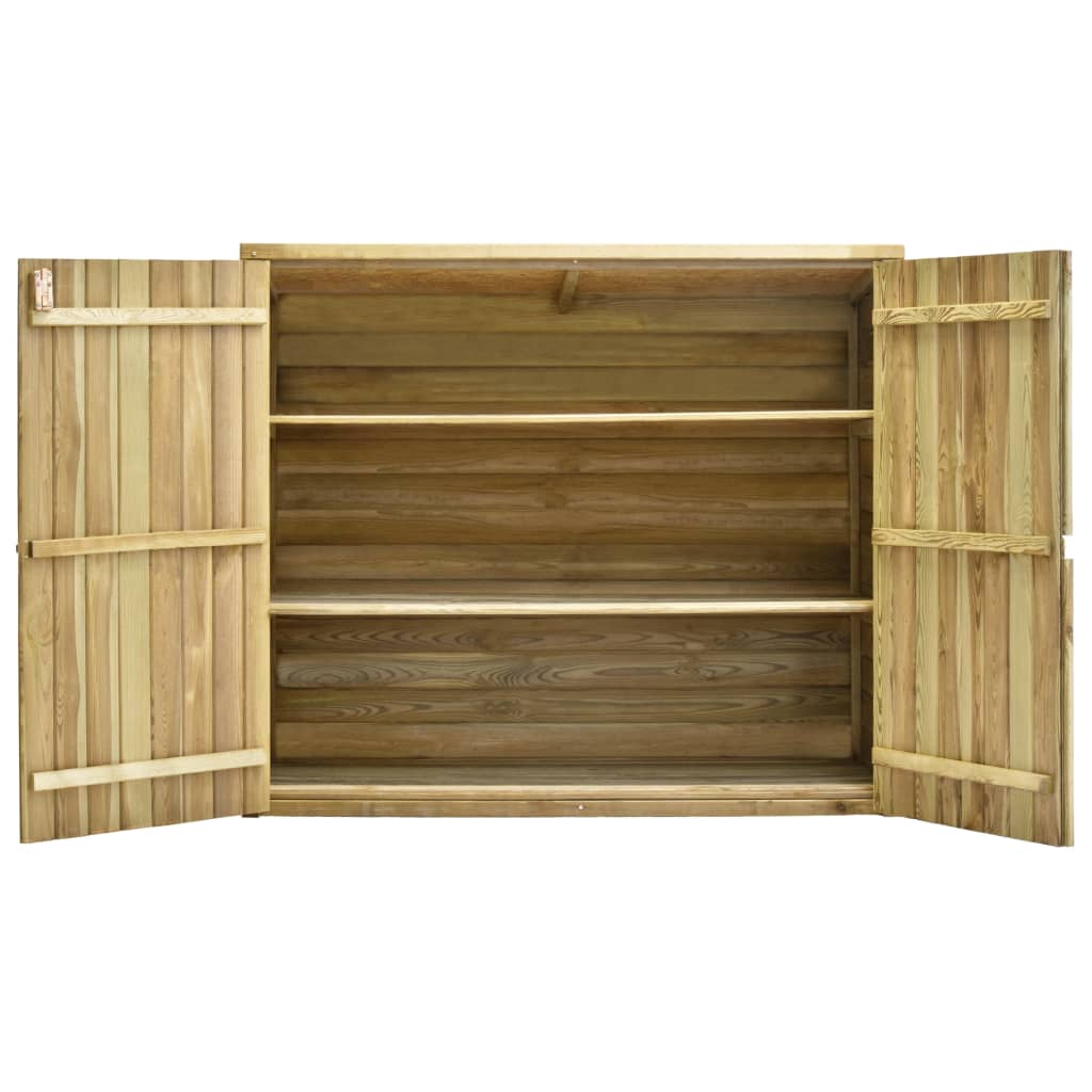 Garden Tool Shed 135x60x123 cm Impregnated Pinewood