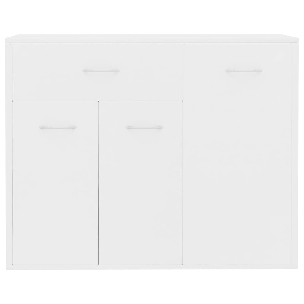 Sideboard White 88x30x70 cm Engineered Wood