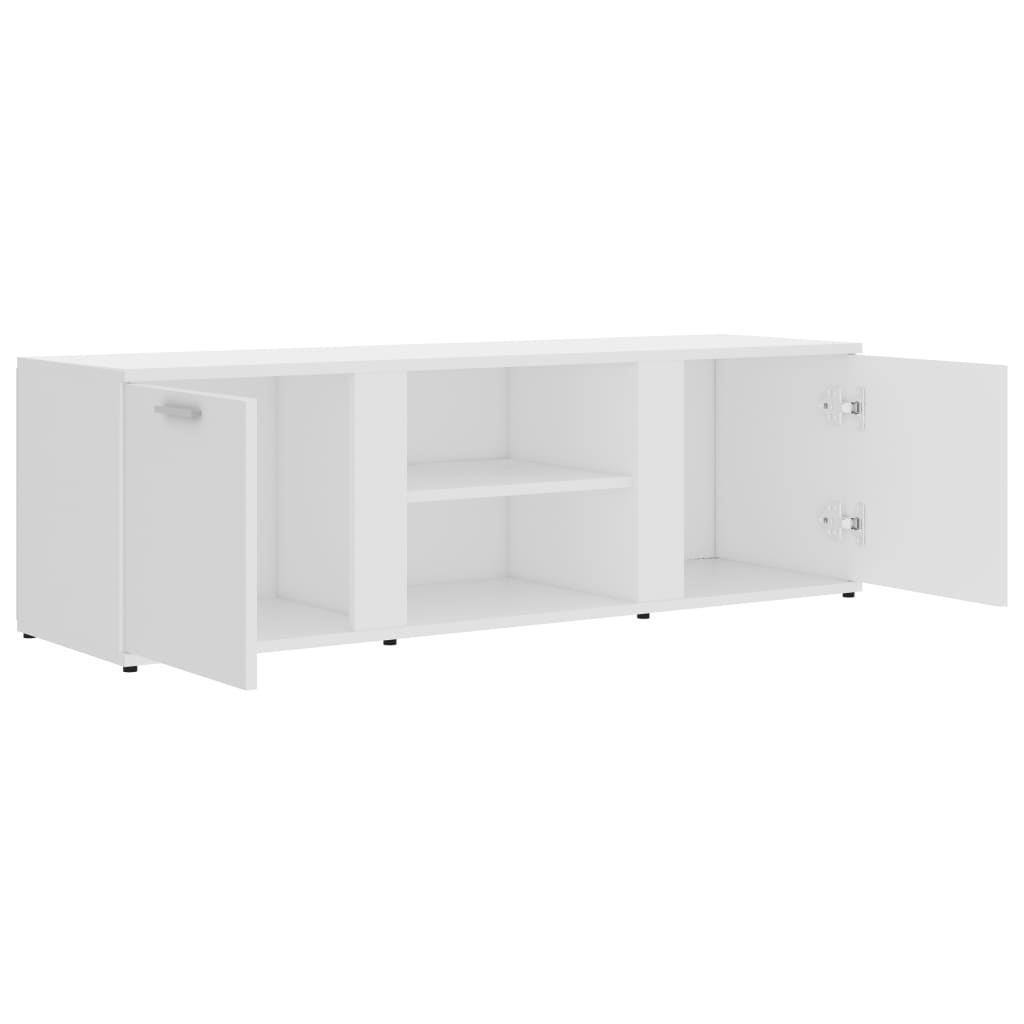 TV Cabinet White 120x34x37 cm Engineered Wood