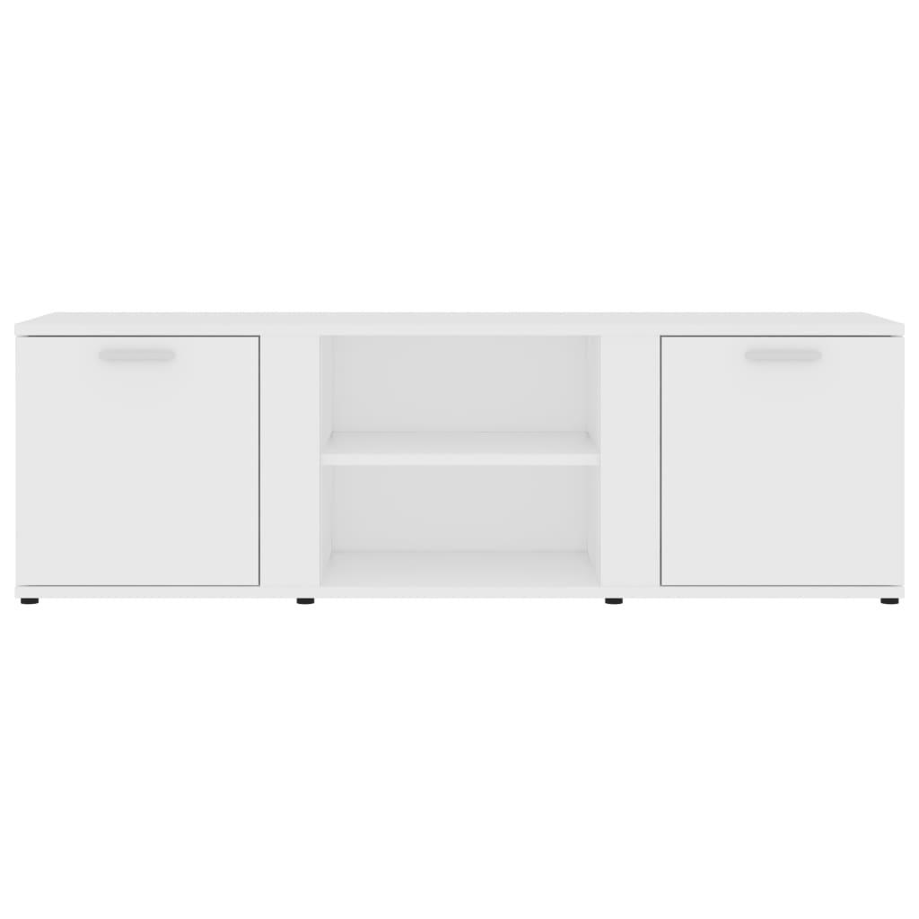TV Cabinet White 120x34x37 cm Engineered Wood