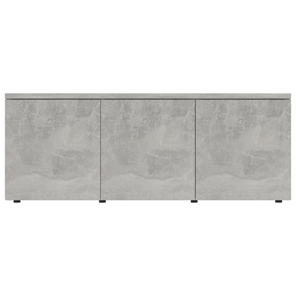 TV Cabinet Concrete Grey 80x34x30 cm Engineered Wood