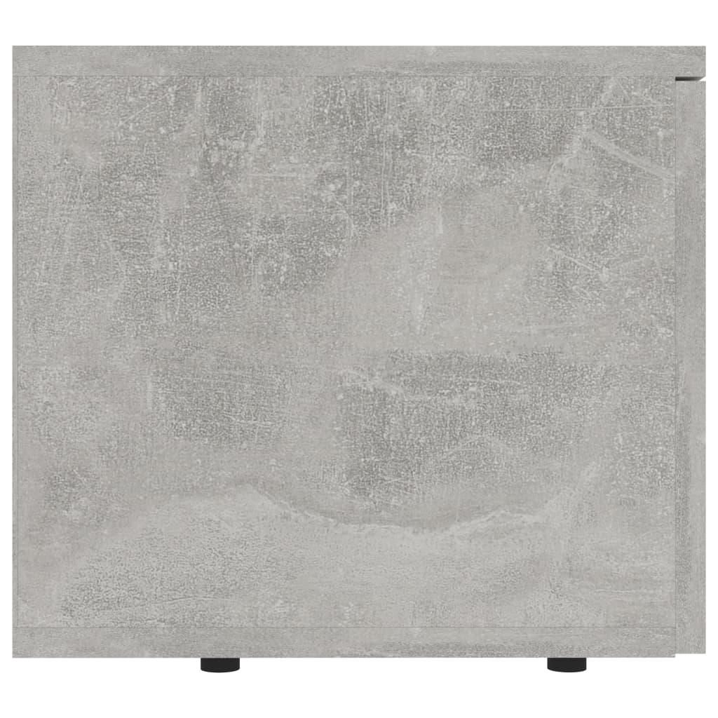 TV Cabinet Concrete Grey 80x34x30 cm Engineered Wood