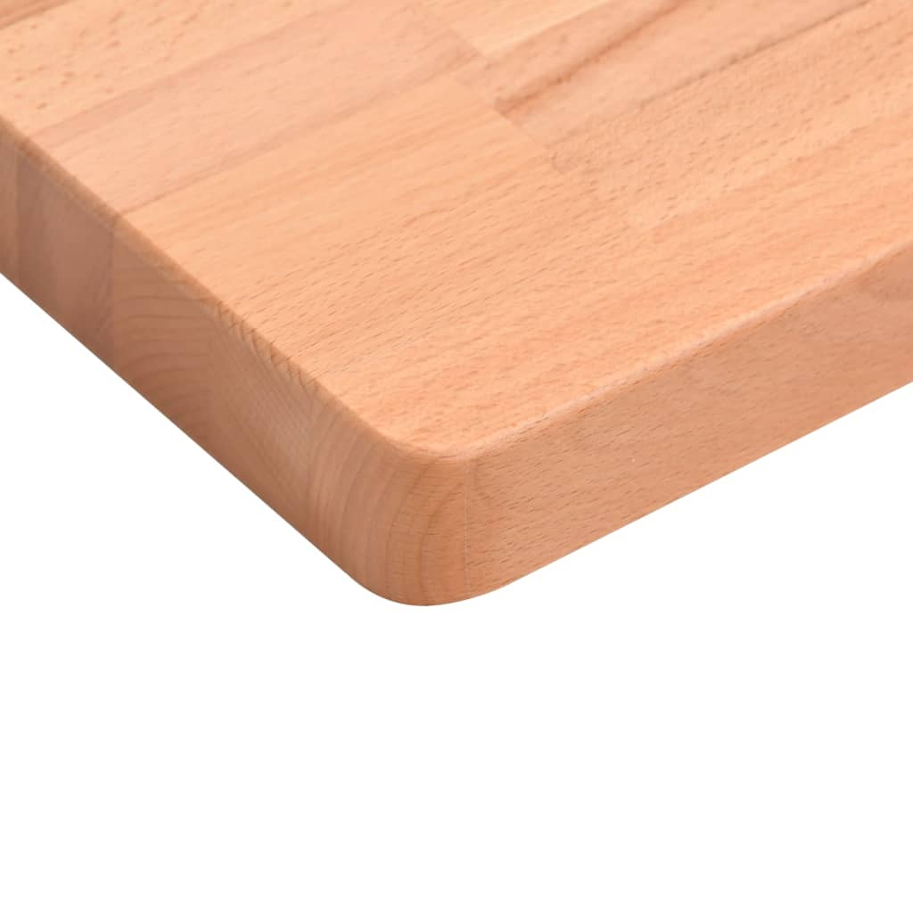 Wall Shelf 60x20x2.5 cm Solid Wood Beech