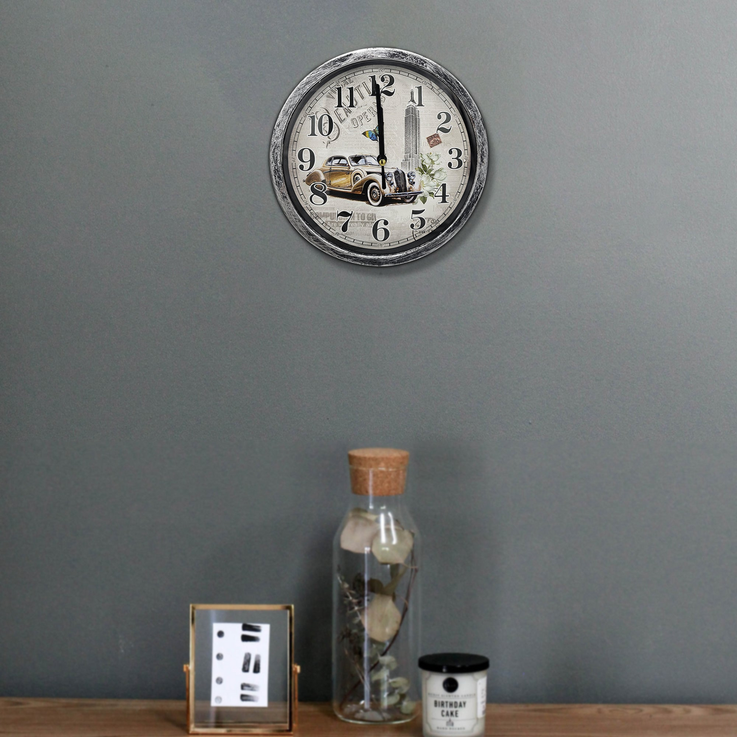 Shabby Chic Patchwork Vintage Home Decor Wall Clocks ~5203