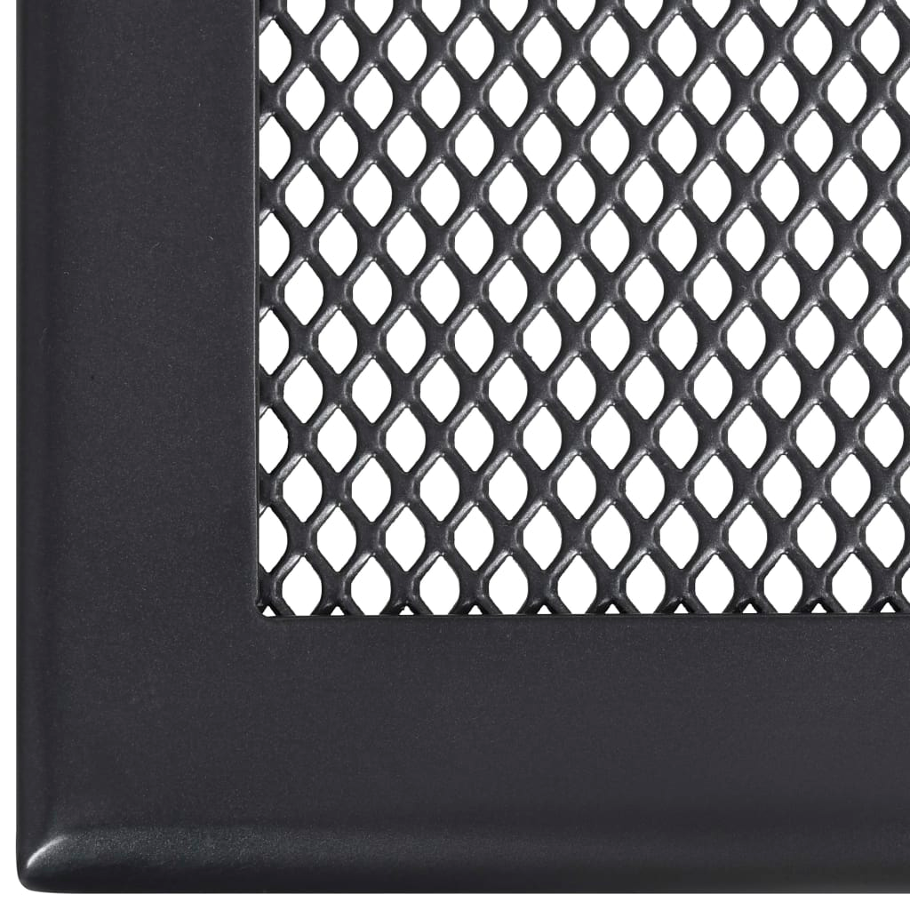 Folding Mesh Table 80x80x72 cm Steel Anthracite
