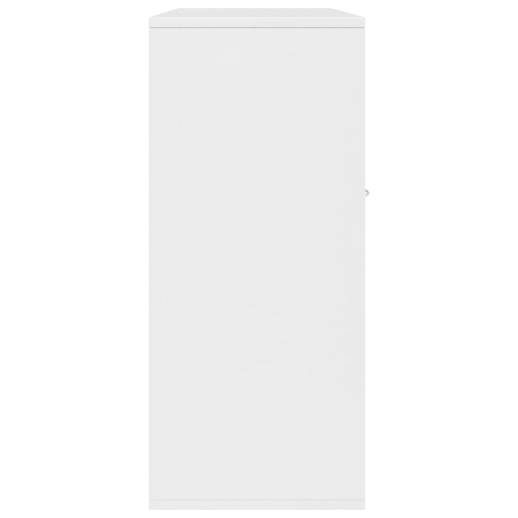 Sideboard White 88x30x70 cm Engineered Wood
