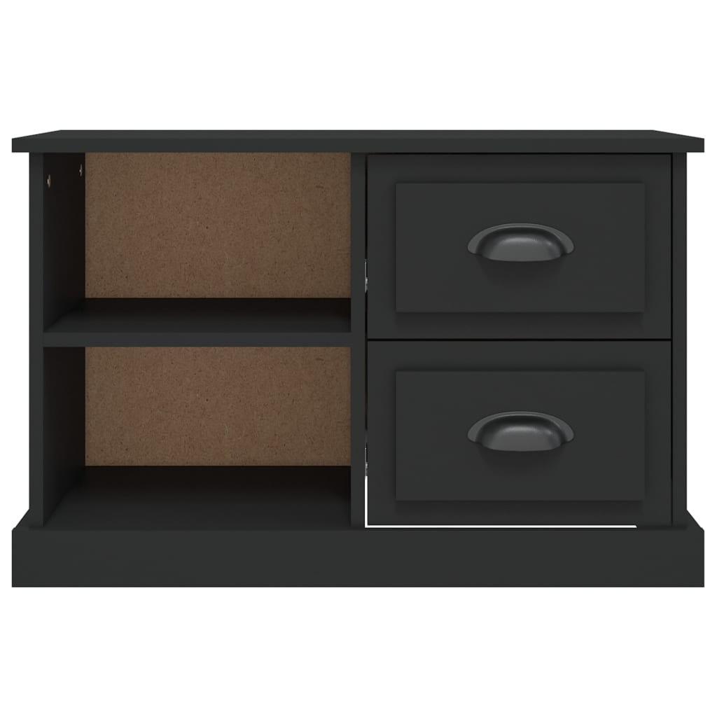 TV Cabinet Black 73x35.5x47.5 cm Engineered Wood