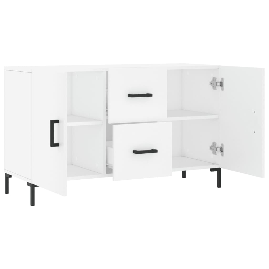Sideboard White 100x36x60 cm Engineered Wood