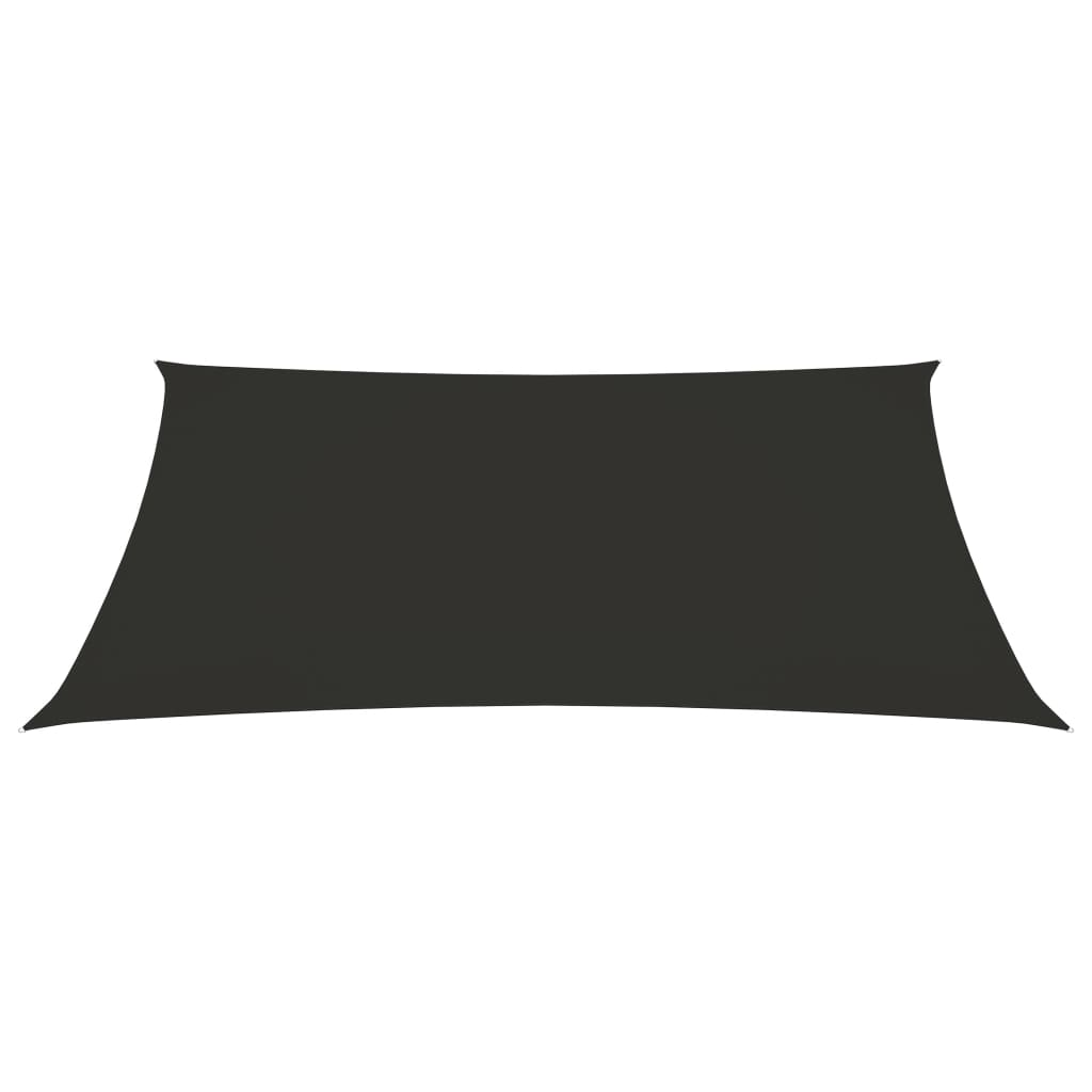 Sunshade Sail Oxford Fabric Rectangular 2x3.5 m Anthracite