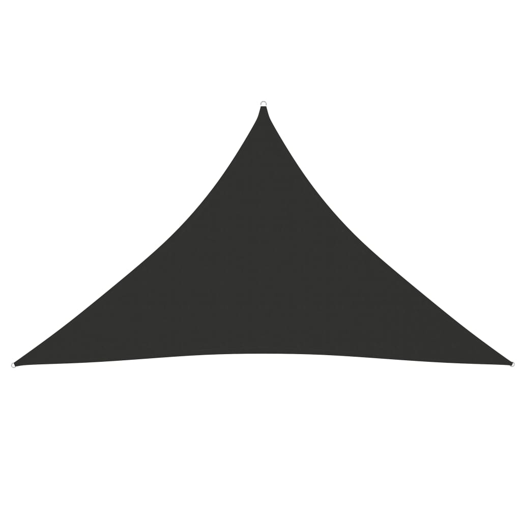 Sunshade Sail Oxford Fabric Triangular 3x3x4.24 m Anthracite