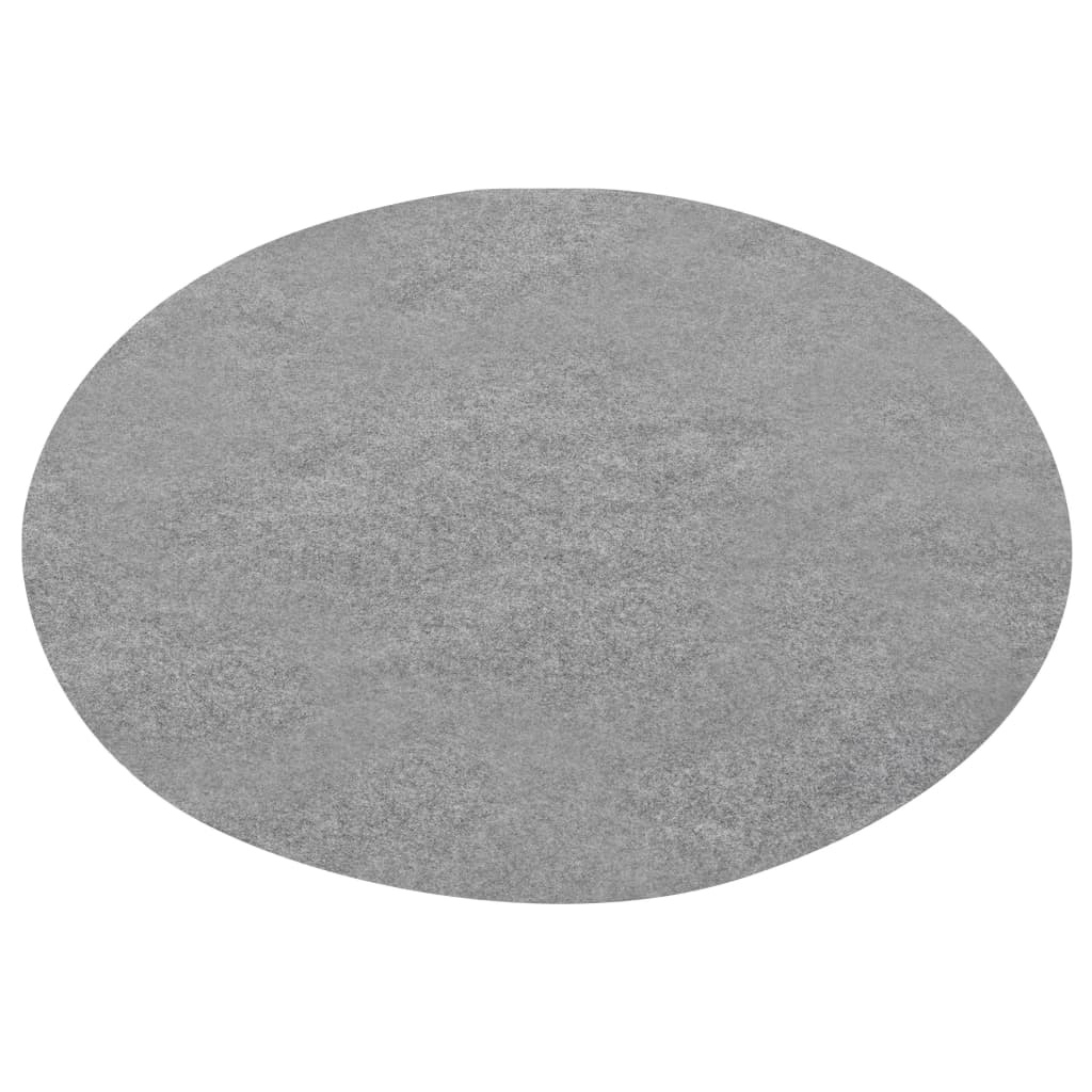 Artificial Grass with Studs Dia.130 cm Grey Round