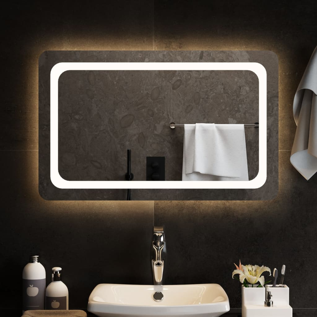 LED Bathroom Mirror 80x50 cm