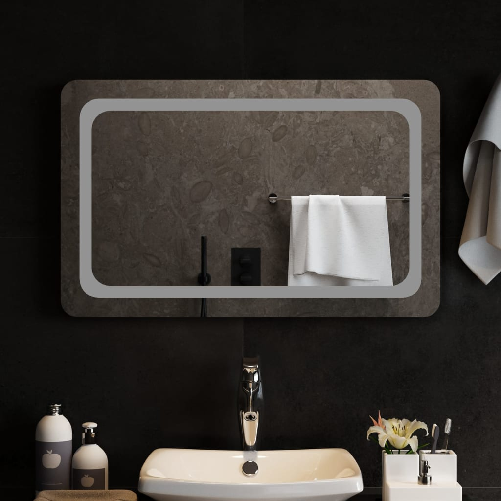 LED Bathroom Mirror 80x50 cm