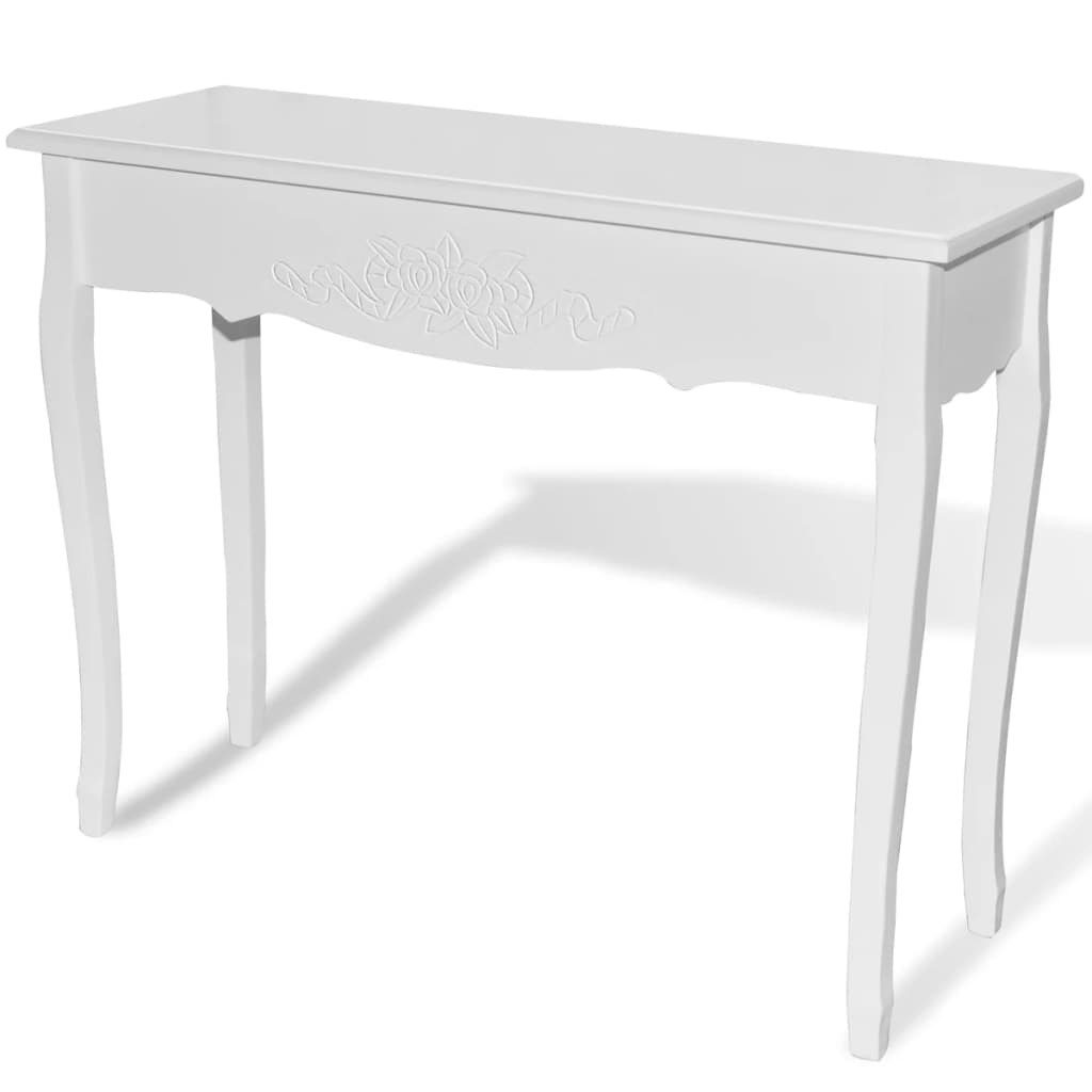 Dressing Console Table White