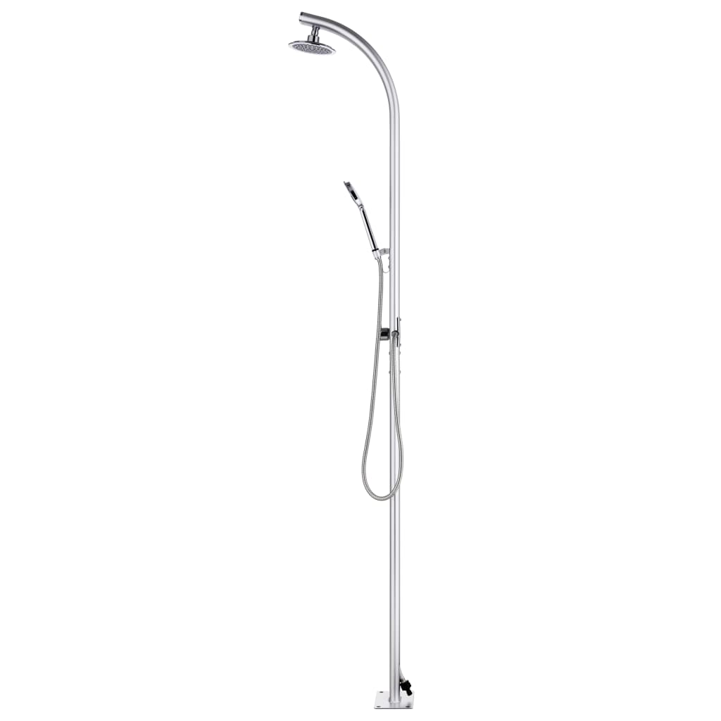 Garden Shower 215 cm Aluminium