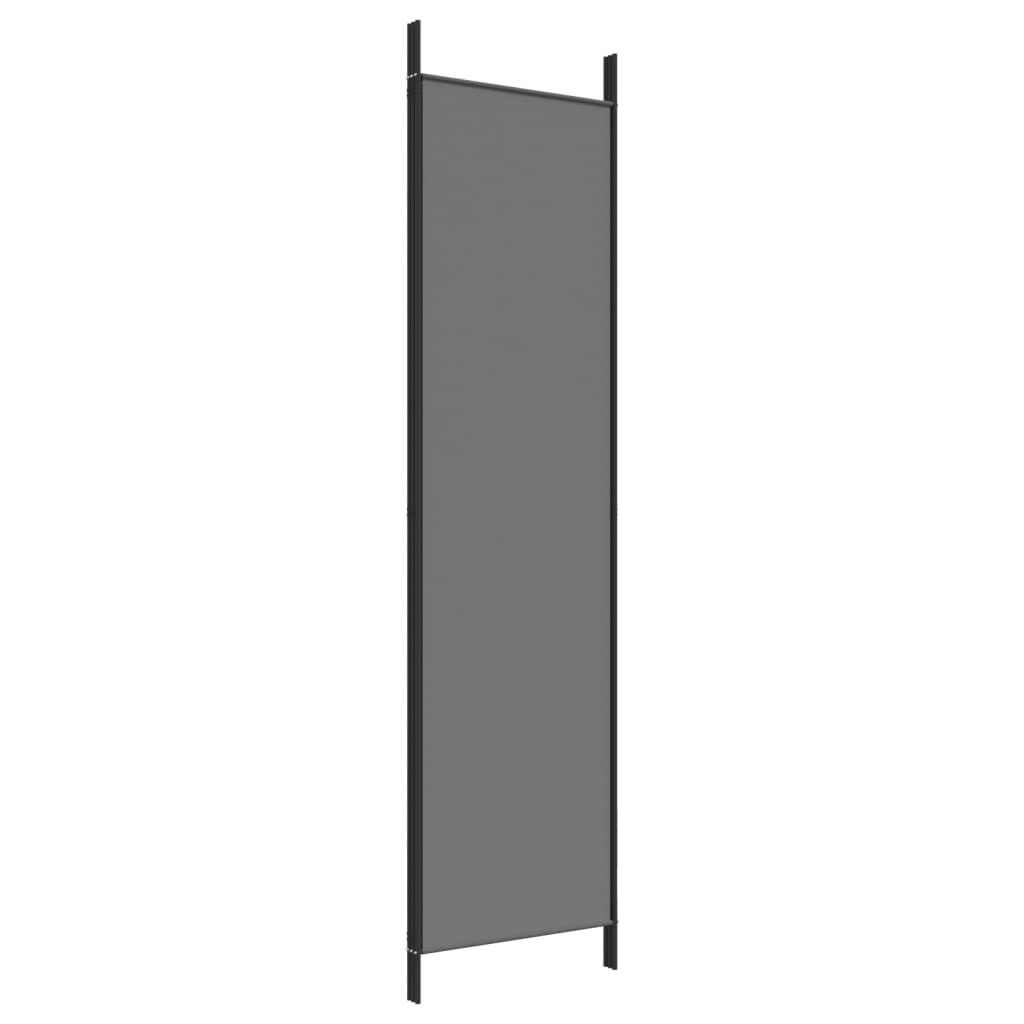 3-Panel Room Divider Anthracite 150x200 cm Fabric