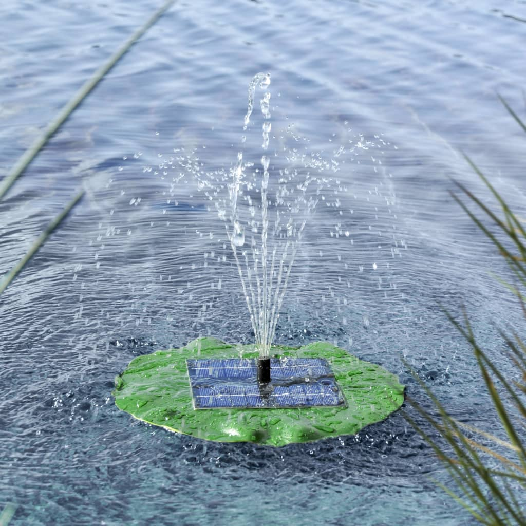 HI Solar Floating Fountain Pump Lotus Leaf