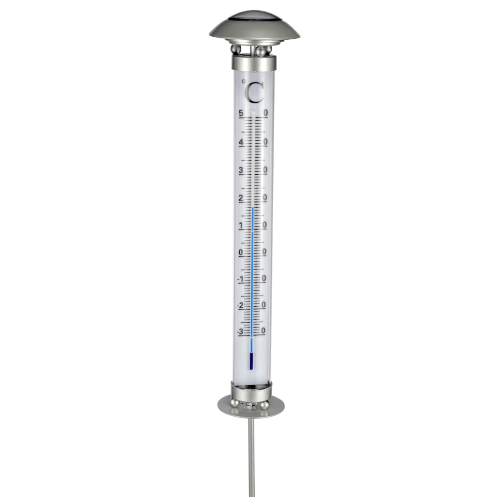 HI Solar Garden Thermometer Light