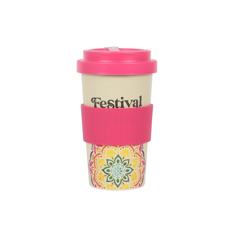 Festival Fuel Mandala Bamboo Eco Travel Mug