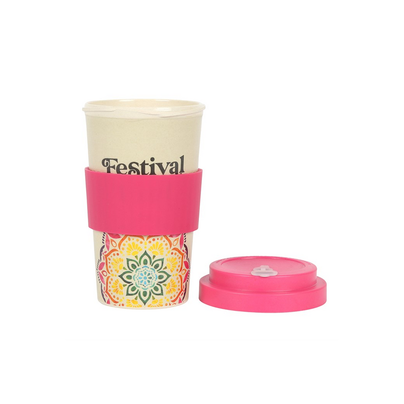 Festival Fuel Mandala Bamboo Eco Travel Mug