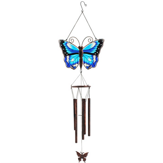 Blue Butterfly Windchime