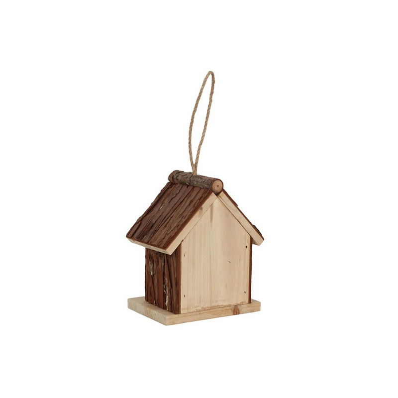 Wood Bark Bird House