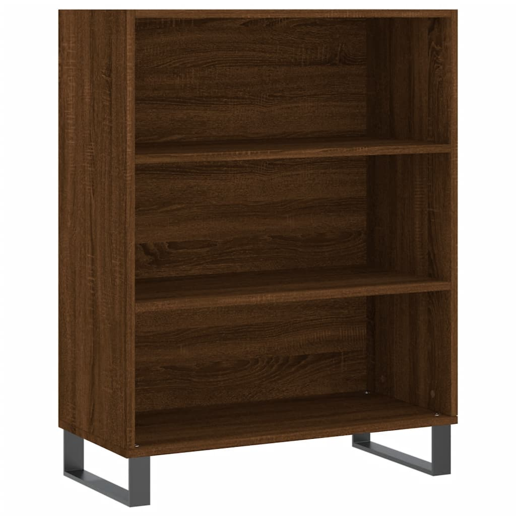 Shelf Cabinet Brown Oak 69.5x32.5x90 cm Engineered Wood