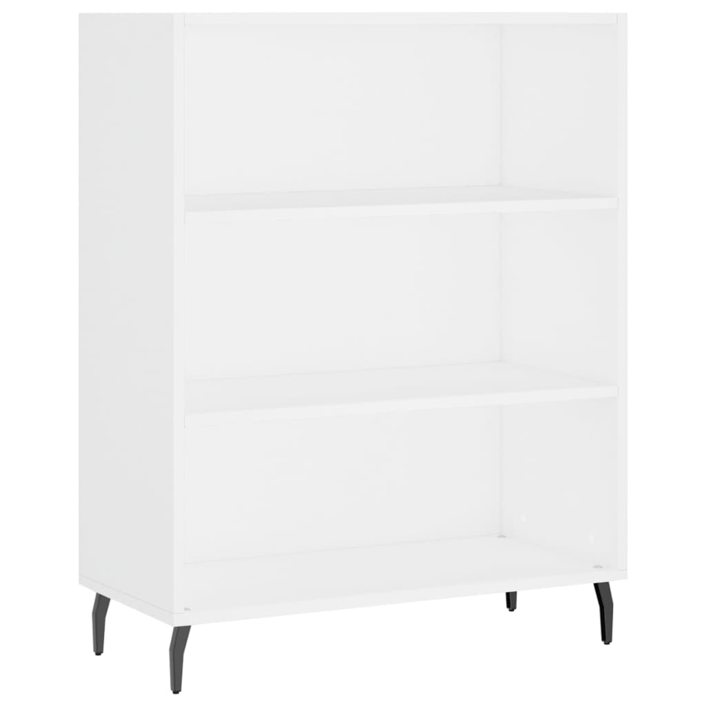 Shelf Cabinet White 69.5x32.5x90 cm Engineered Wood