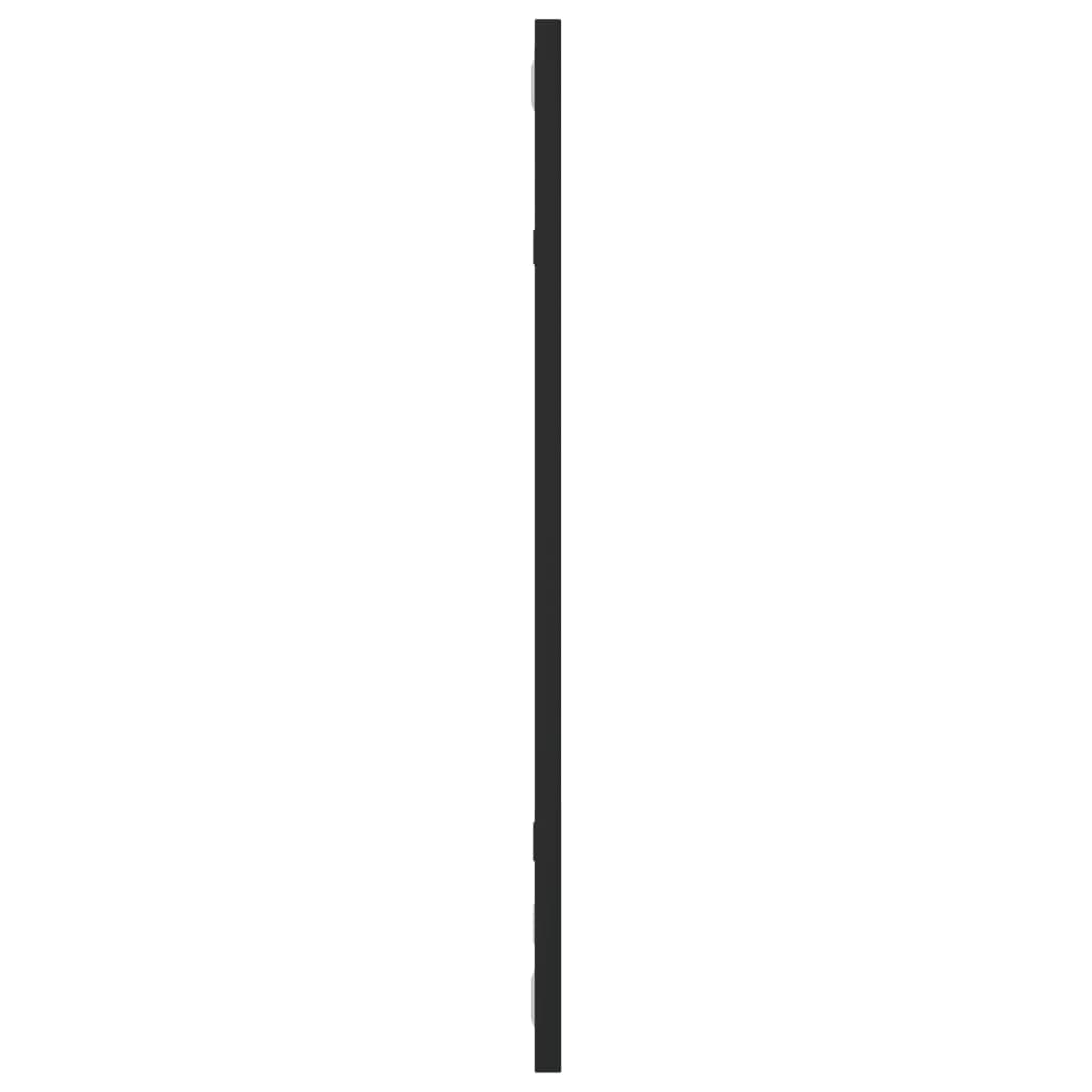 Wall Mirror Black 30x60 cm Rectangle Iron