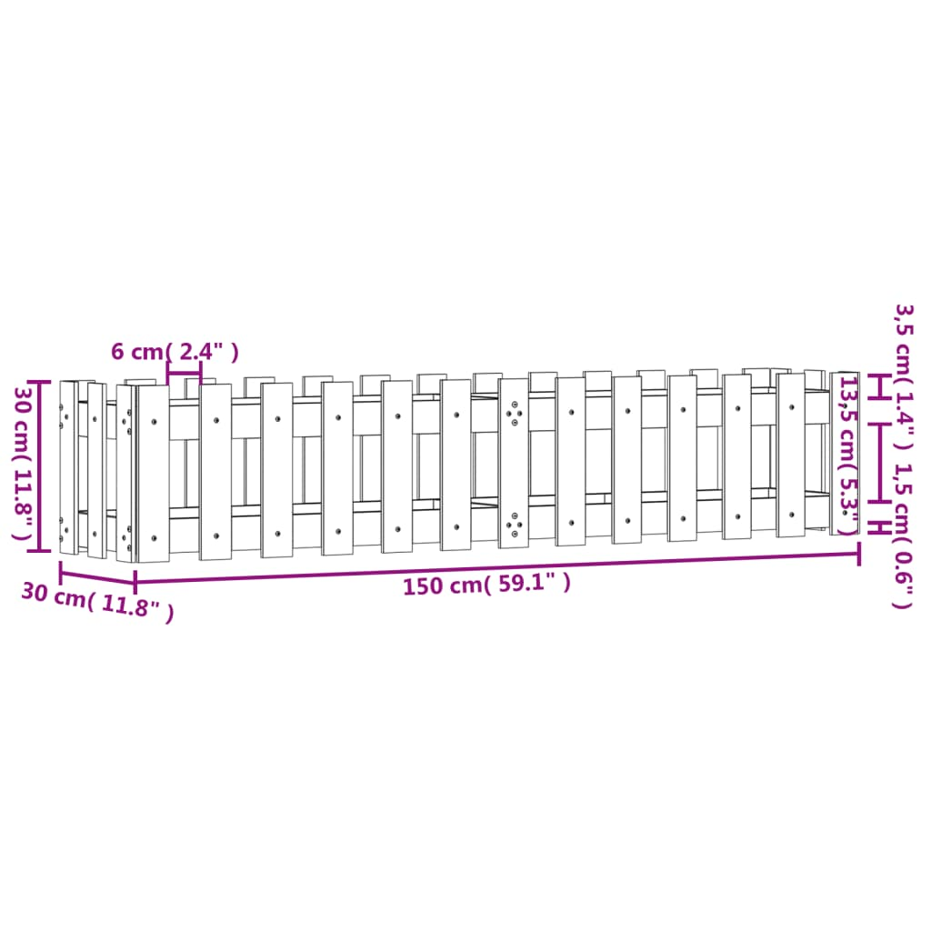 Garden Raised Bed 240x80x45 cm Galvanized Steel Silver