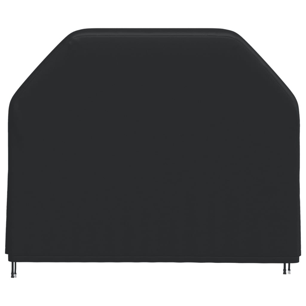 BBQ Cover 162x61x122 cm Black 420D Oxford