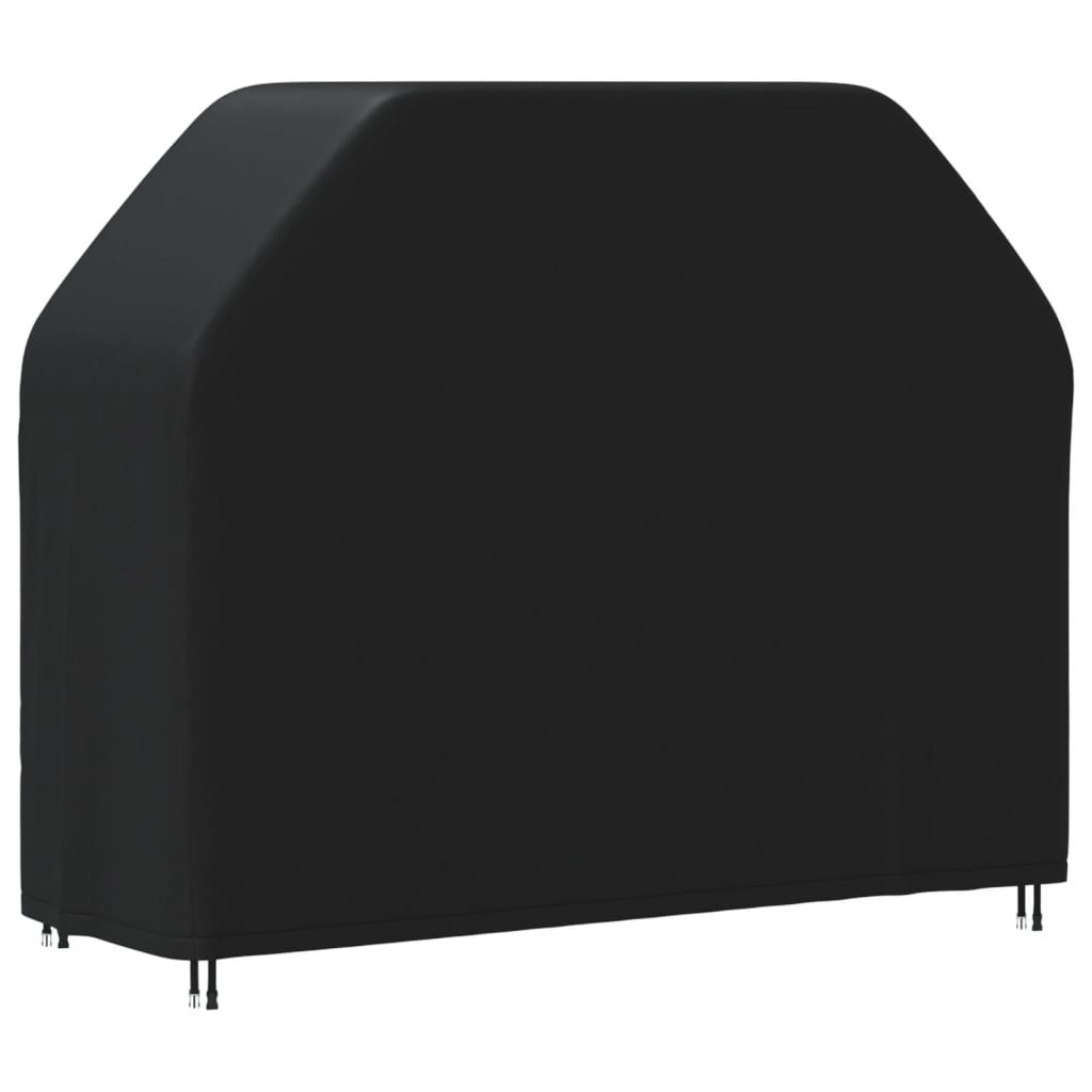 BBQ Cover 162x61x122 cm Black 420D Oxford