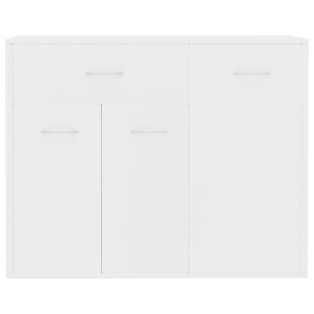 Sideboard White 88x30x70 cm Engineered Wood