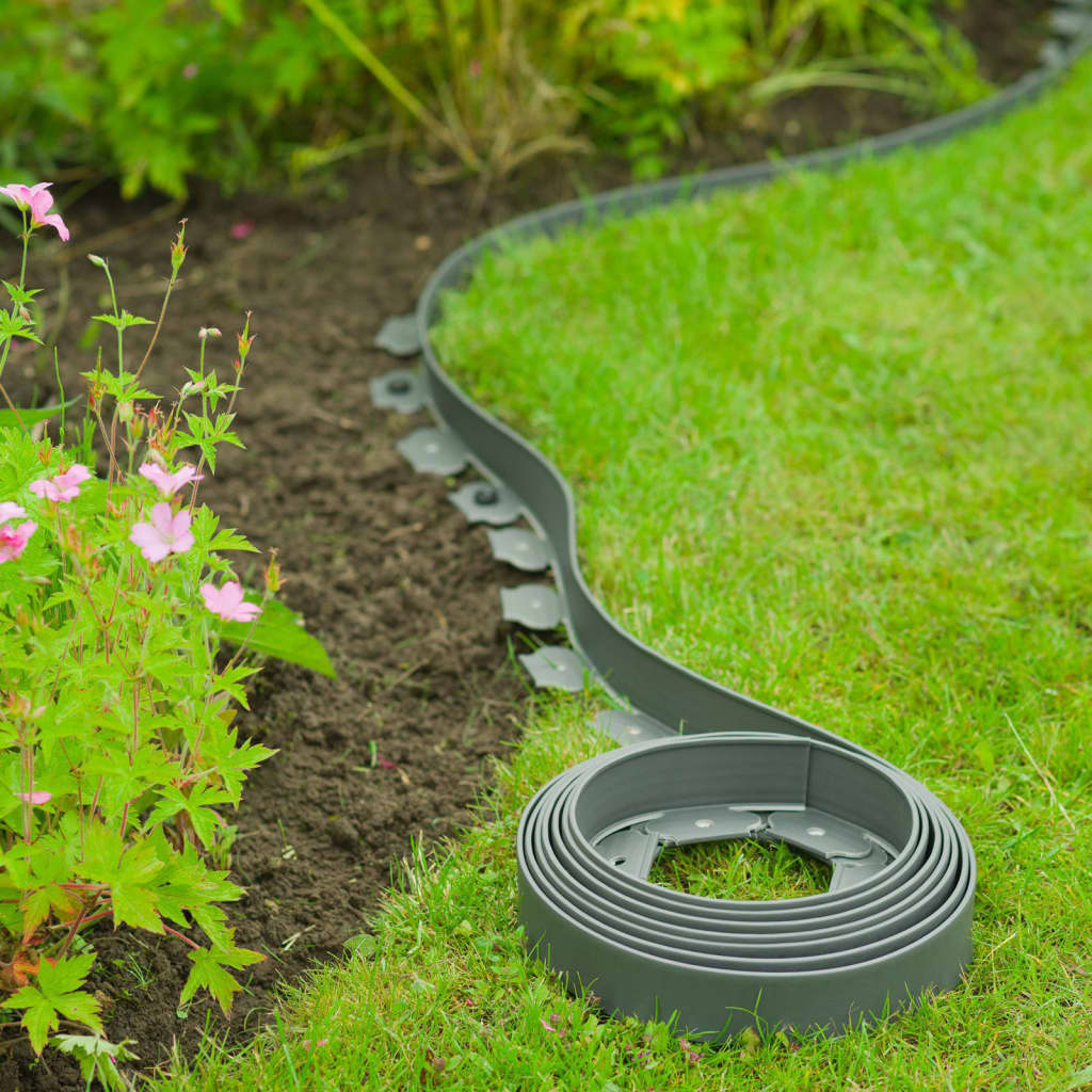 Nature Garden Border Edging 5cmx10m Grey