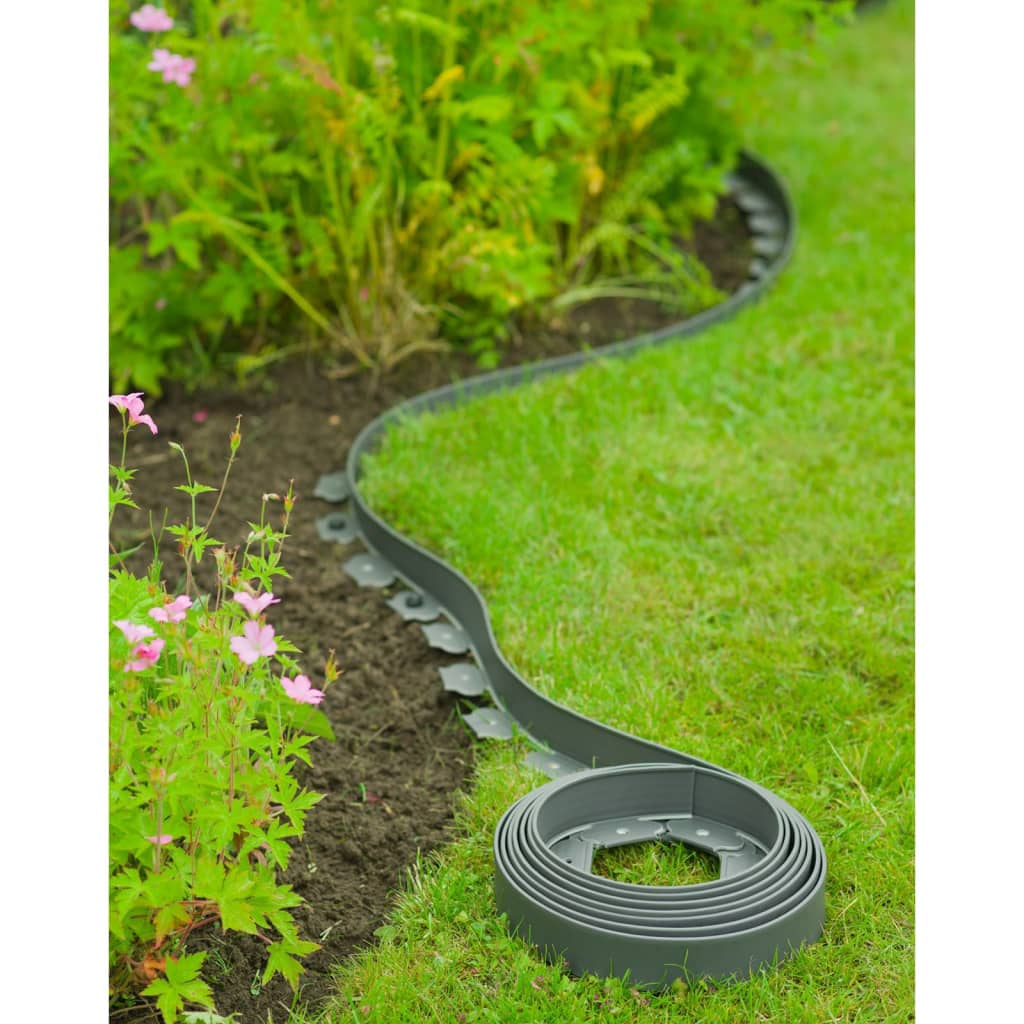 Nature Garden Border Edging 5cmx10m Grey